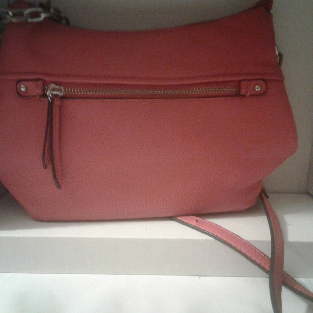 Faux leather crossbody